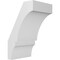 Ekena Millwork 5 1/2-in. W x 6-in. D x 10-in. H Balboa Architectural Grade PVC Knee Brace BRCP055X06X10BOA - alternate 1